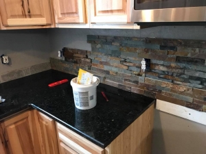 Backsplash Installation for New Home Build Out - Zebulon, GA