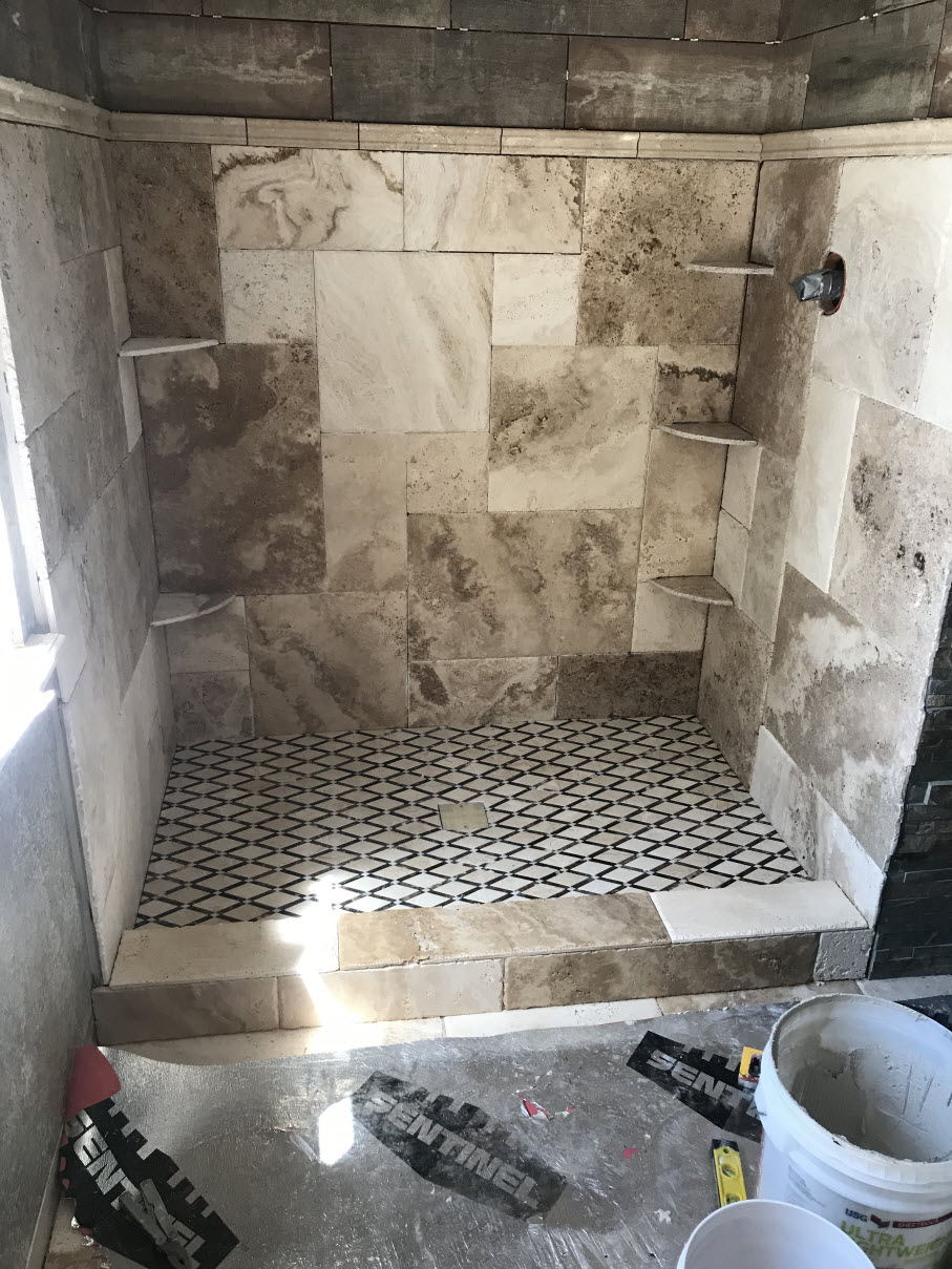 Custom Tile Shower Enclosure in Barnesville, GA