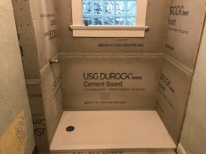 Subway Tile & Wood Plank Tile Installation