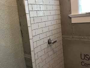 Subway Tile & Wood Plank Tile Installation