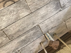 Subway Tile & Wood Plank Tile Installation